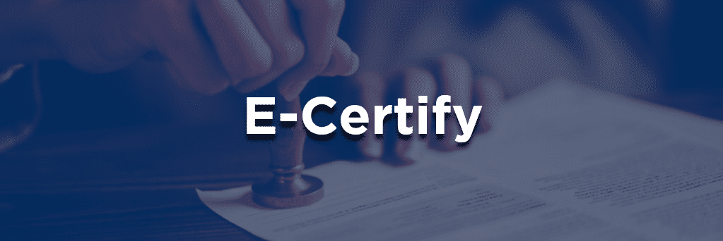 E-Certify